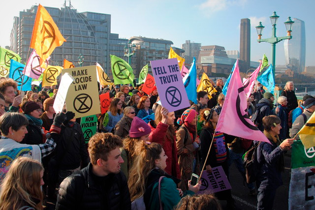 Extintion Rebellion. Foto: Kay Michael.