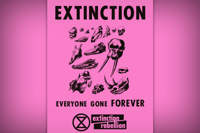 Extintion Rebellion. póster.